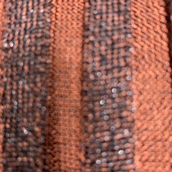 Olsen Collection Brown striped sweater size 12 - Picture 6 of 9